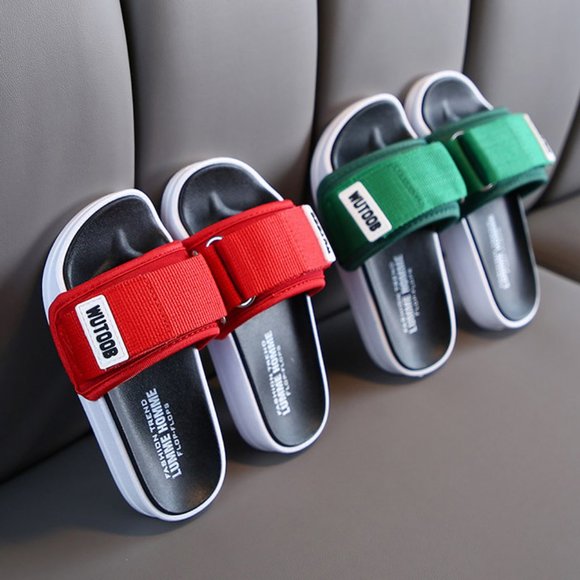 HipHopRules Kids Slide Sandals - Picture 1 of 3